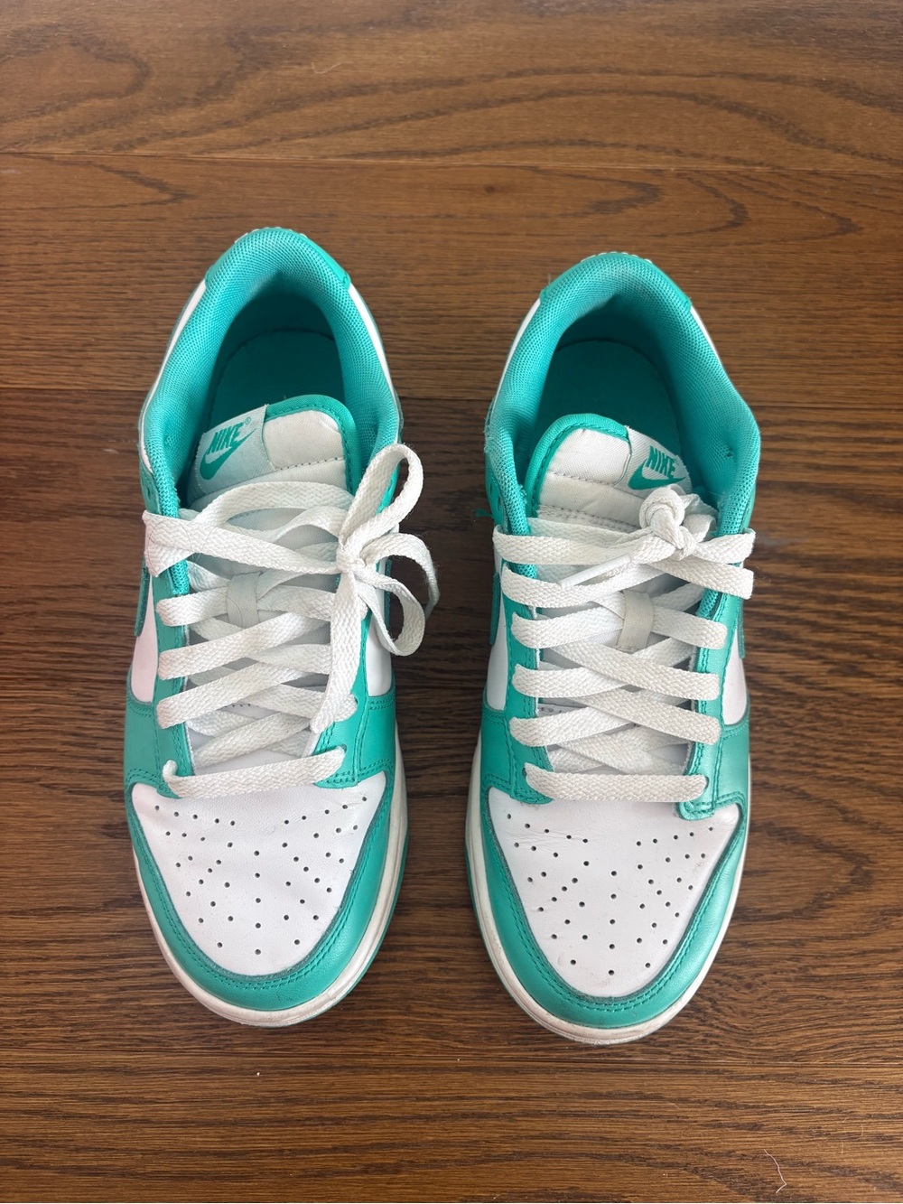 Nike Dunks Lows Clear Jade